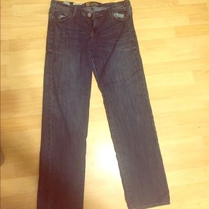 Boyfriend jeans, size 10.