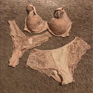 Victoria's Secret Lace Bra and underwear set.