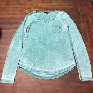 Volcom acid wash shirt