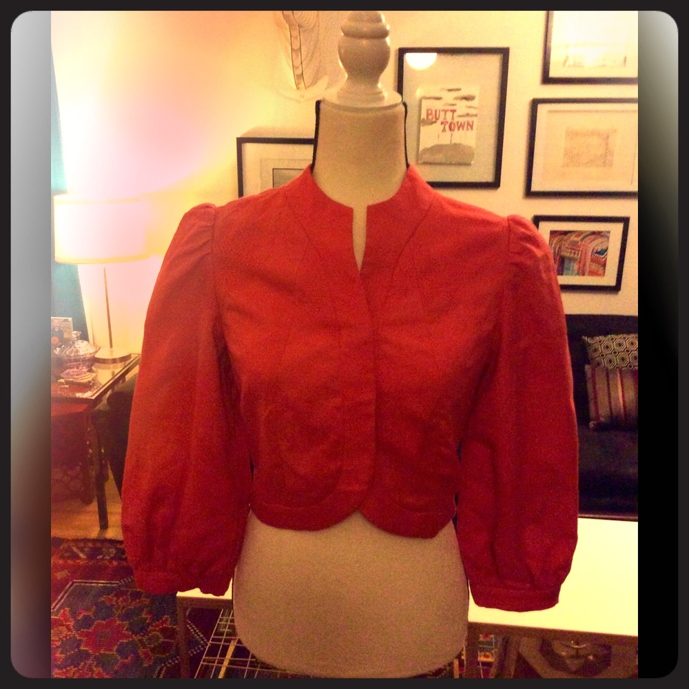 Anthropologie Madchen Cropped Jacket