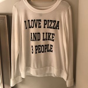Forever 21 "I love pizza and like 3 people"