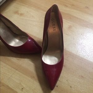 Red Guess heels