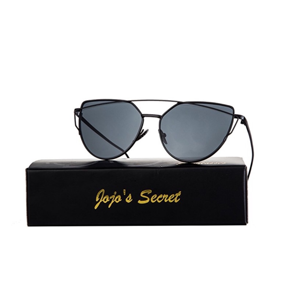 Cat Eye Mirrored Frame Sunnies