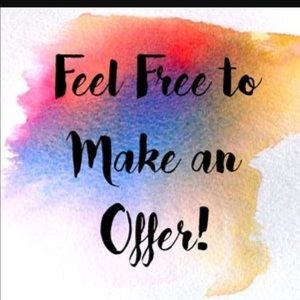 Reasonable offers are welcome