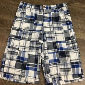 Boys plaid shorts