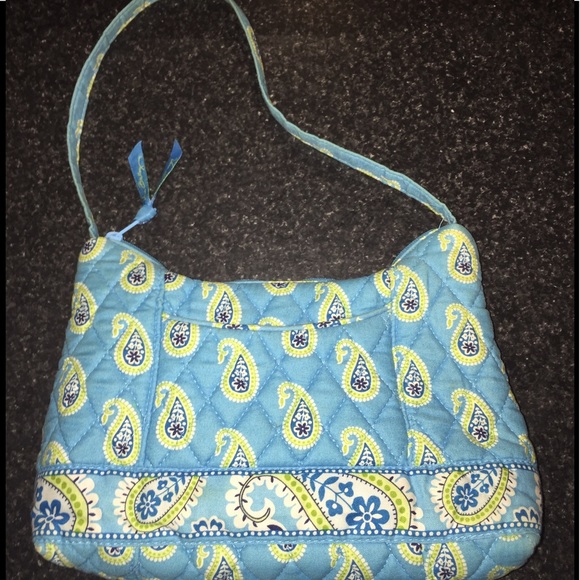 Vera Bradley Bermduda Blue Small Hand Bag - Picture 1 of 3