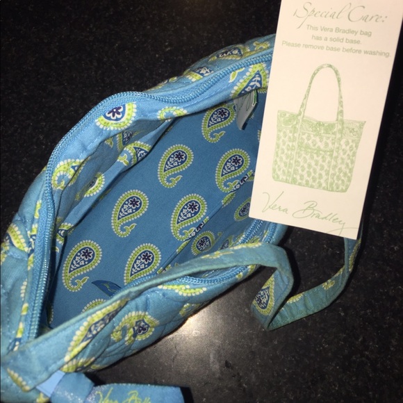 Vera Bradley Bermduda Blue Small Hand Bag - Picture 3 of 3