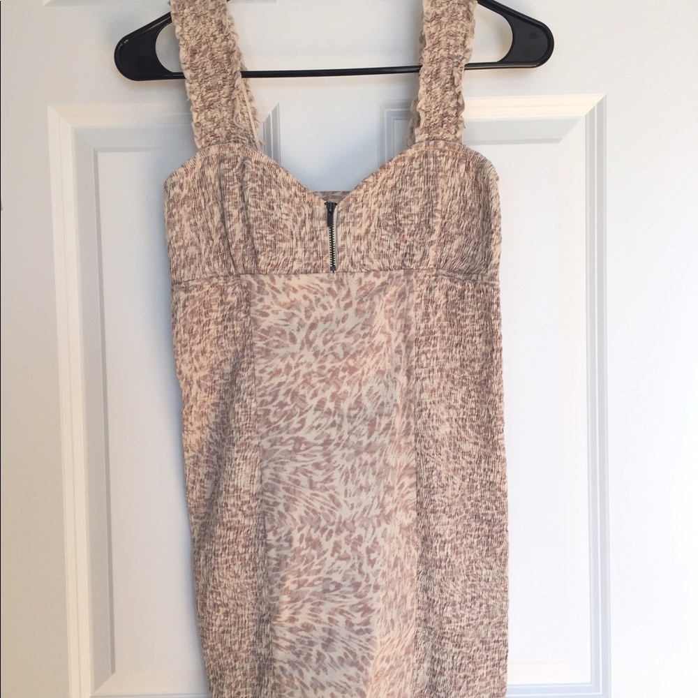 Free People NWOT Animal Print Dress