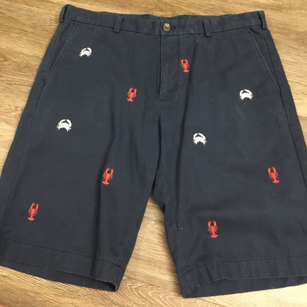 Brooks Brothers crab/lobster cotton shorts