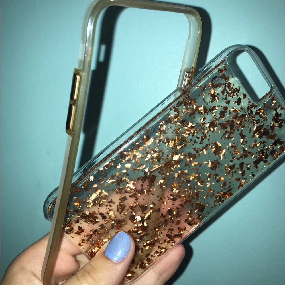⚠️SALE: CaseMate Rose Gold Specks IPhone 6/6s Case