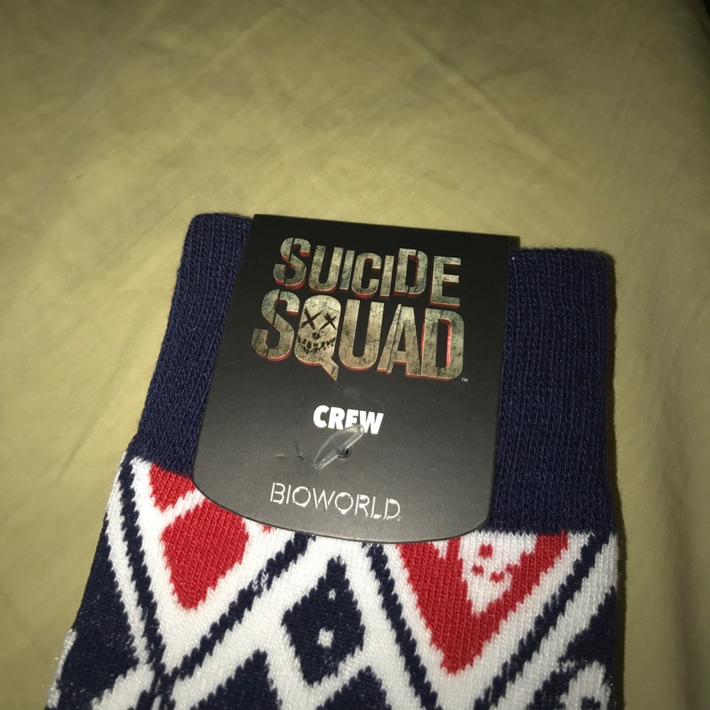 Suicide Squad Harley Quinn socks Loot Crate