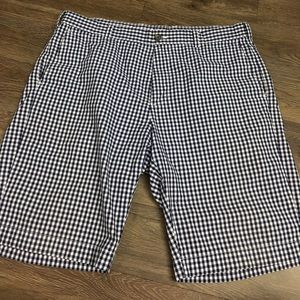 Brooks Brothers gingham navy check shorts