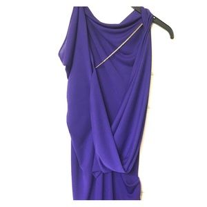 Formal dress. Royal purple