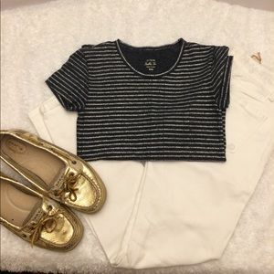 J. Crew striped tee