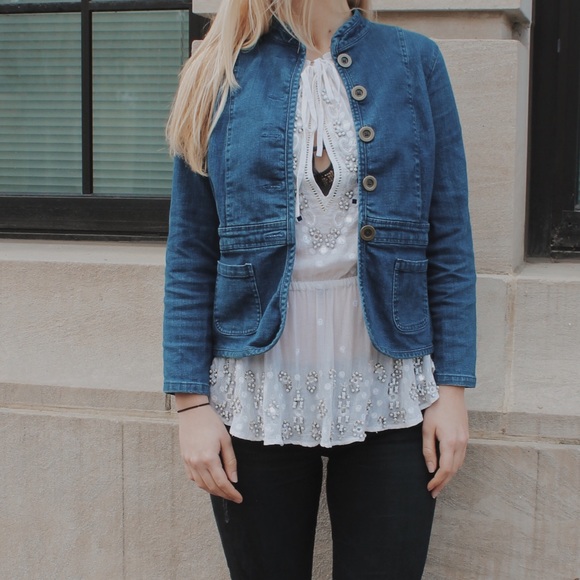 JM Collection Jackets & Blazers - JM Collection Denim Jacket