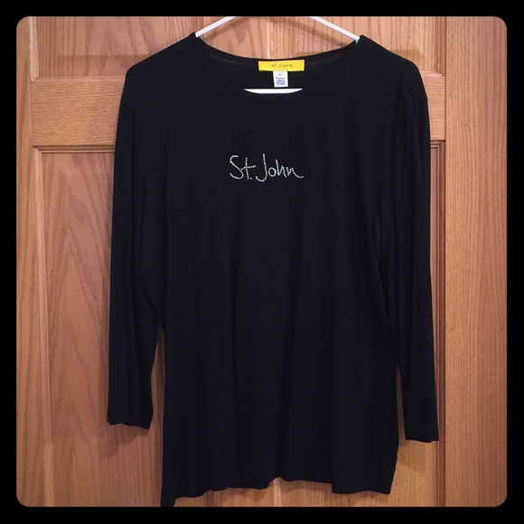 Women's St. John bling tee - Picture 1 of 8