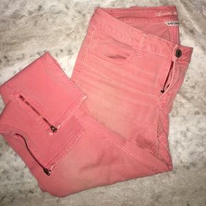 American Eagle Outfitters Jegging Coral wash