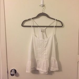 White tank top