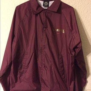 Maroon thrasher windbreaker