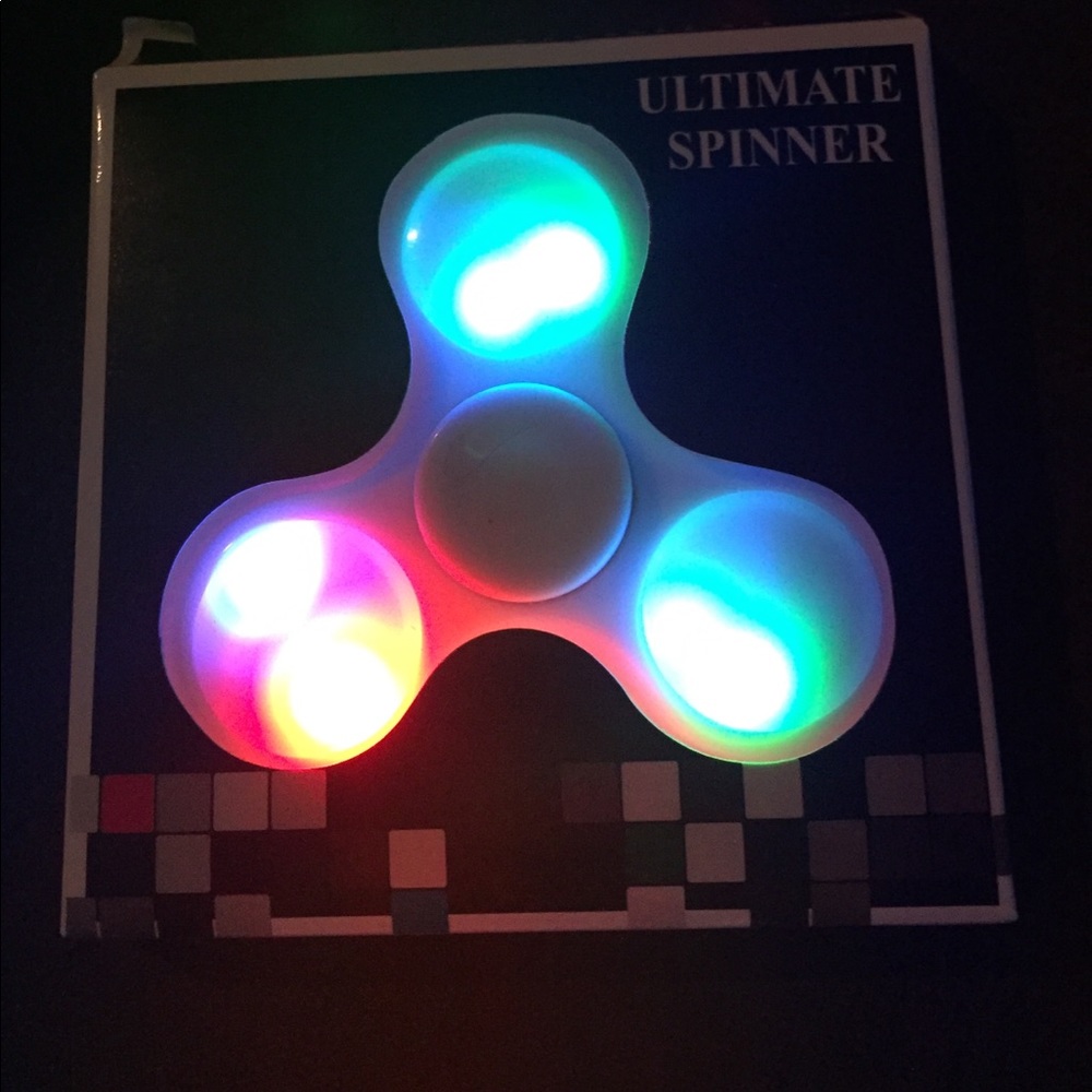 led light fidget spinner
