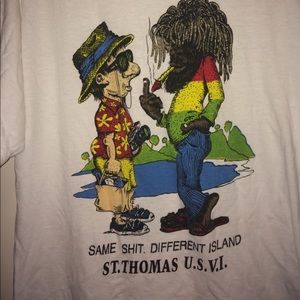 Same shit different island funny tee