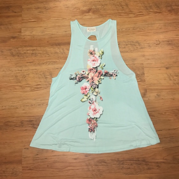 Turquoise Tank Top - Picture 1 of 3