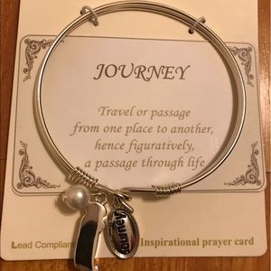 Silver journey bracelet