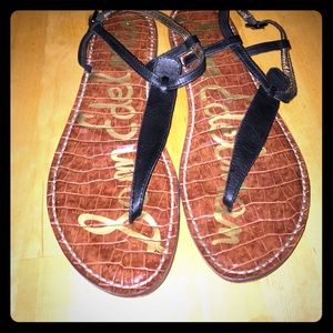 Sam Edelman black leather Gigi sandals