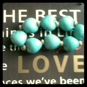 Heart beaded bracelet