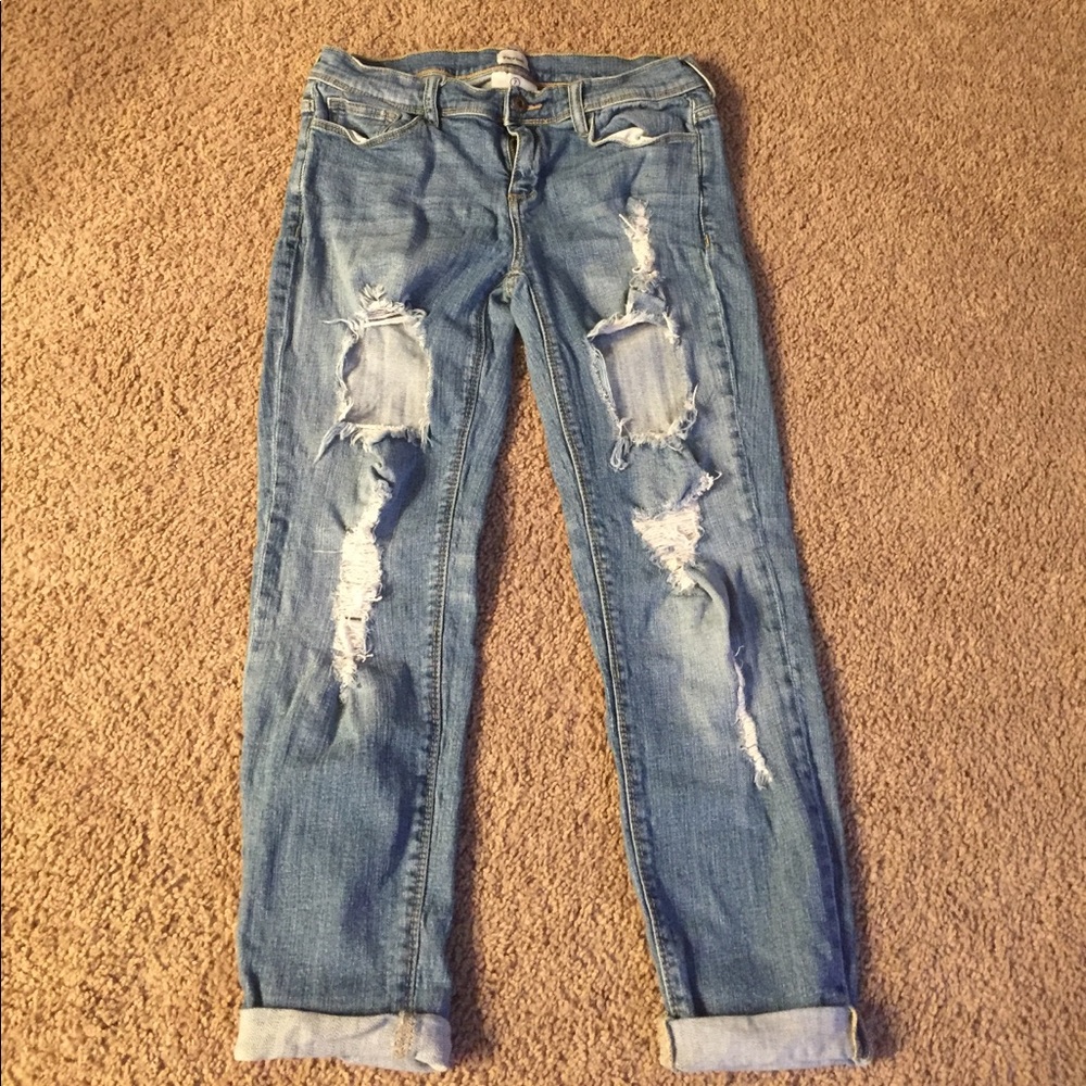 Sneakpeek boyfriend jeans