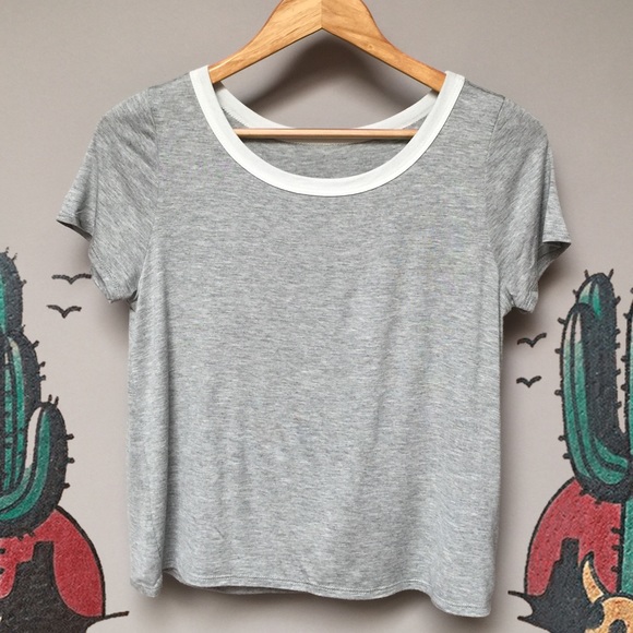 HEATHER GRAY RINGER - Picture 1 of 2