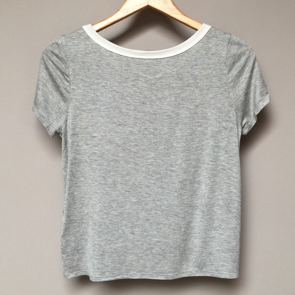 HEATHER GRAY RINGER - Picture 2 of 2