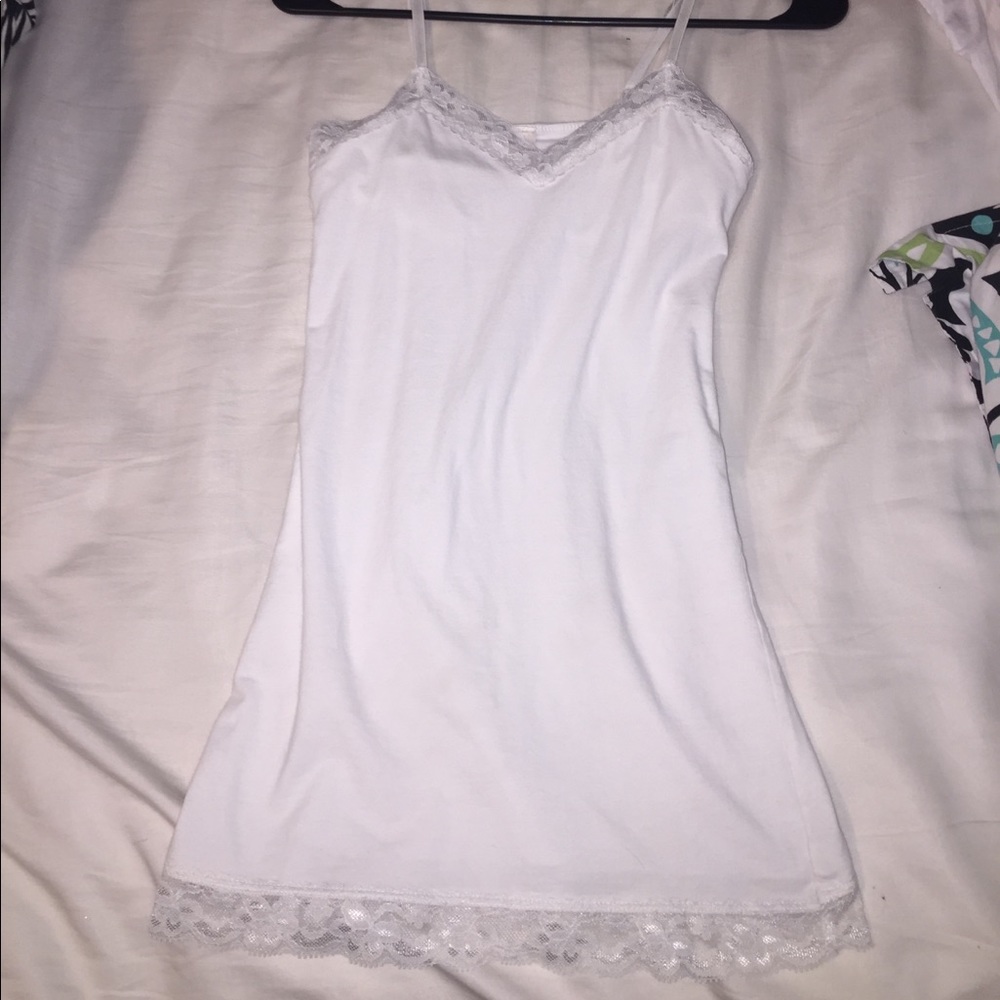 White tank top