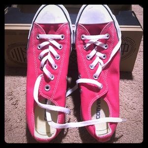 Pink Low Top Chuck Taylors