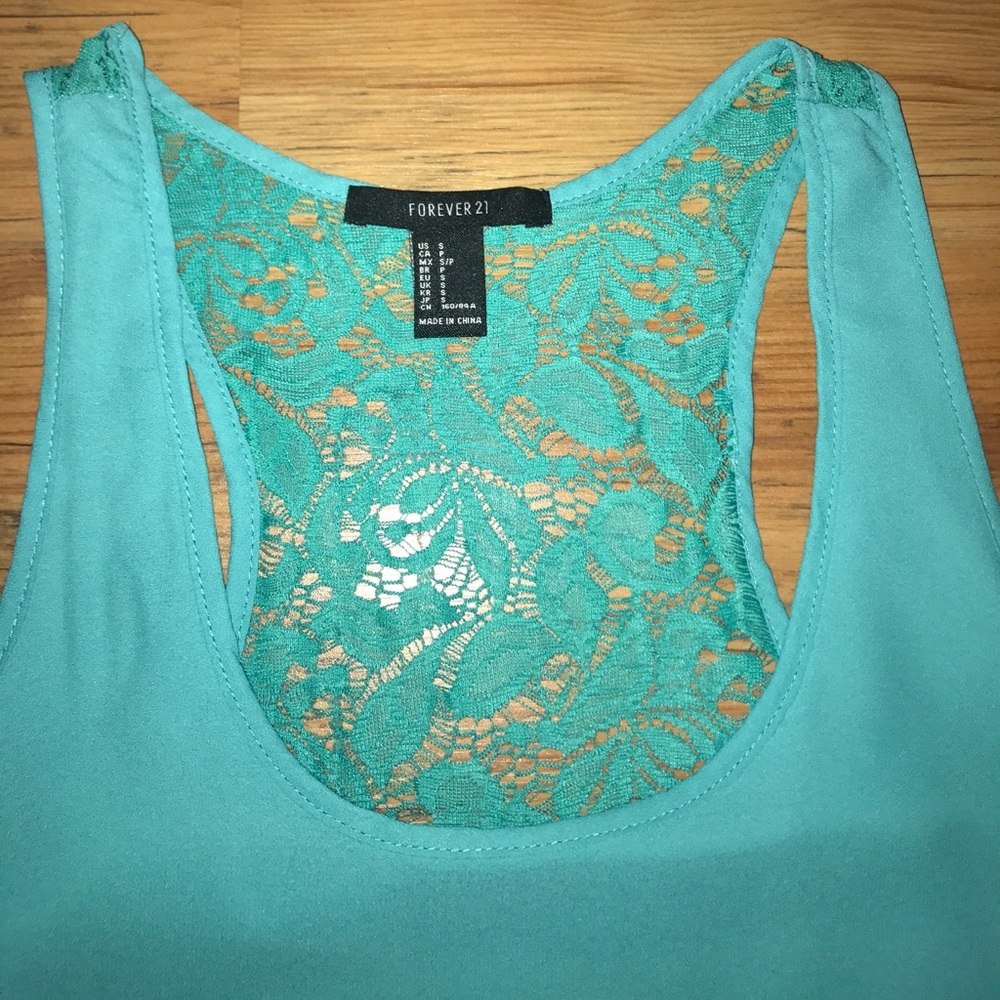 Turquoise Tank Top - Picture 2 of 3