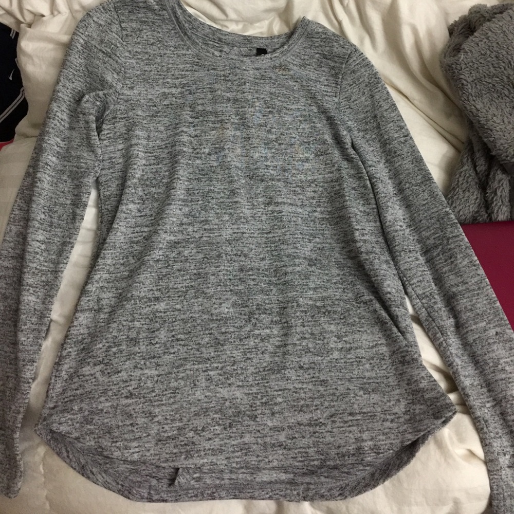 Open back long sleeve