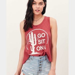 Urban Outfitters Go Sit on a Cactus tank