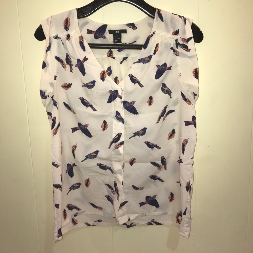 Women's Sleeveless button up shirt