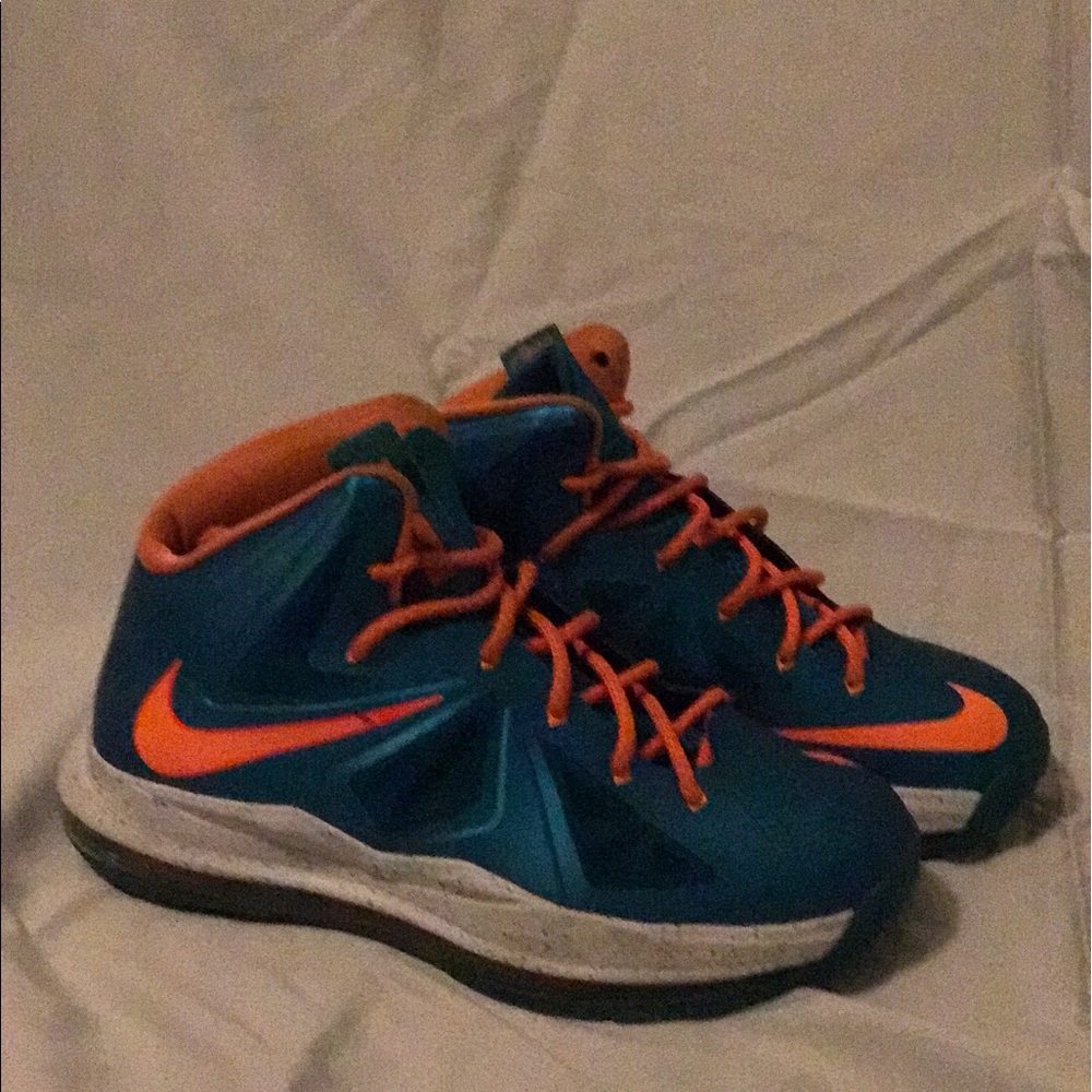 Nike Lebron X "Baltic Blue" GS 543564-402