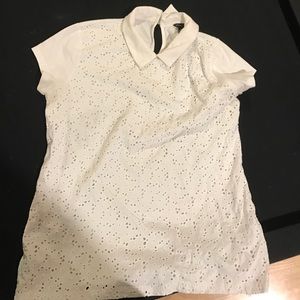 White Ann Taylor Blouse