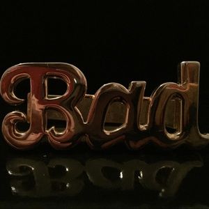 "BAD" Knuckle Ring
