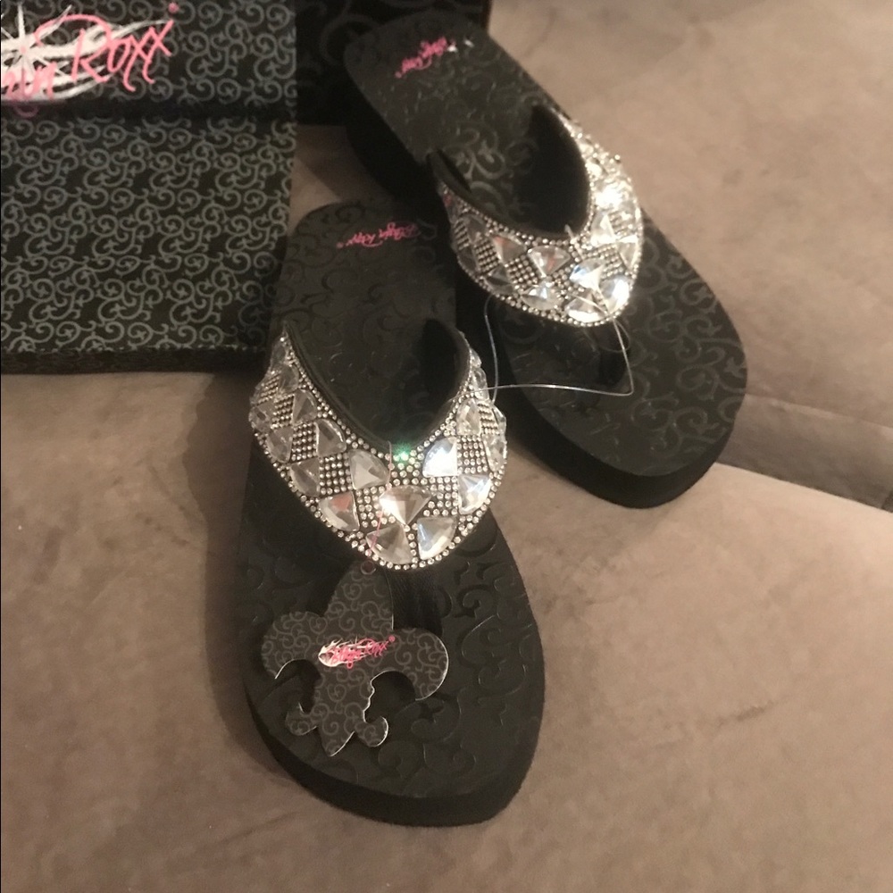 New bling sandals sz 10