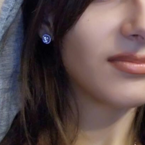 Diamond Halo Studs - Picture 5 of 5