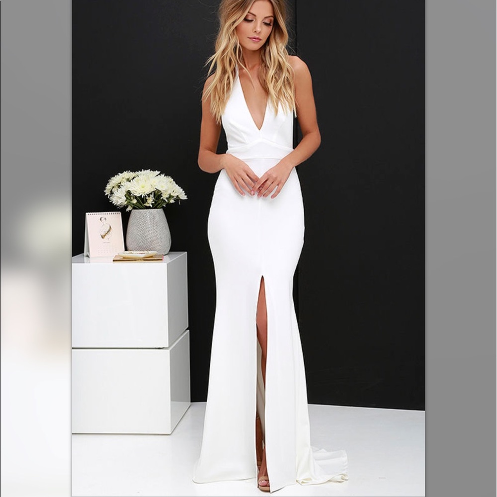 Lulus halter maxi dress