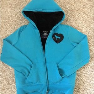 BS Pink Fur Lined Hoodie