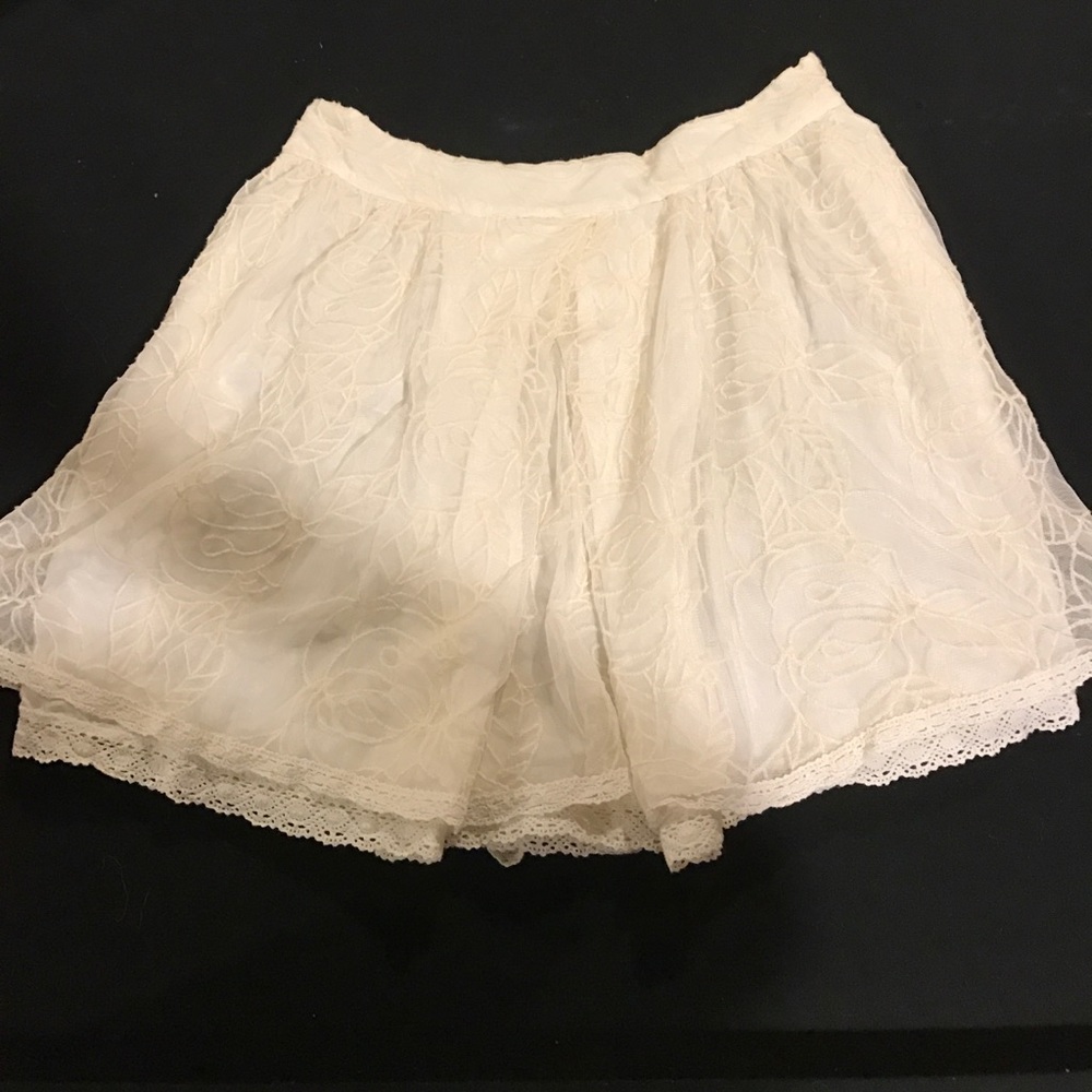 Free People lace skirt