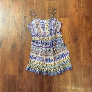Printed flowy dress