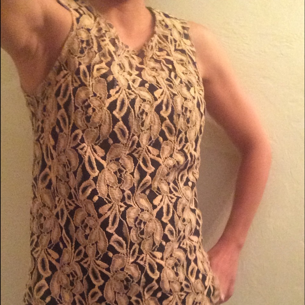 Lace tank top