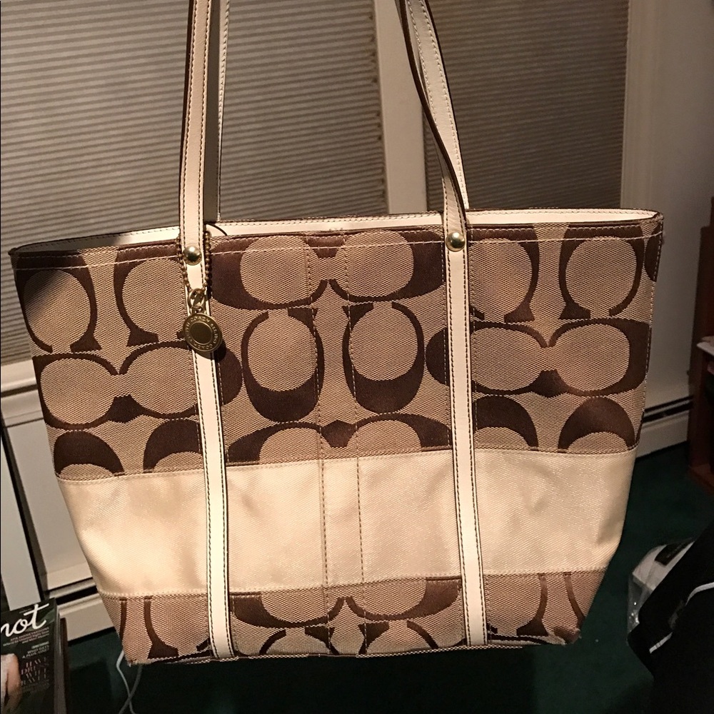 Coach shoulder tote bag