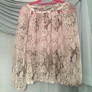 🔥NEW🔥Jennifer Lopez Sheer Blouse